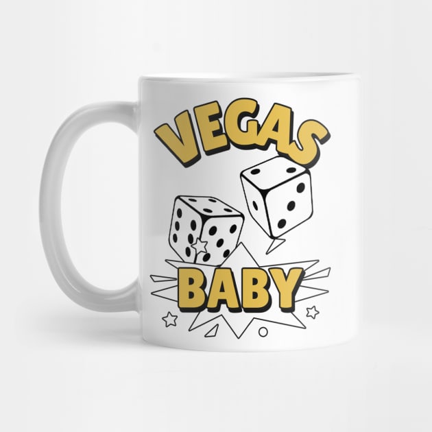 VEGAS Gold With Dice by SartorisArt1